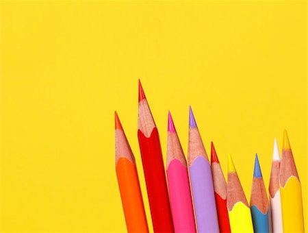 simsearch:670-06451334,k - Close up of multicolored  pencils Stock Photo - Budget Royalty-Free & Subscription, Code: 400-04653781