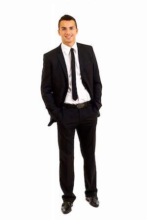 simsearch:400-06091141,k - The young businessman isolated on a white background. A portrait of the man. Photographie de stock - Aubaine LD & Abonnement, Code: 400-04665365