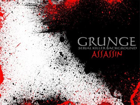 Abstract Assassin Red and Black Drops Grunge Background Foto de stock - Super Valor sin royalties y Suscripción, Código: 400-04665455