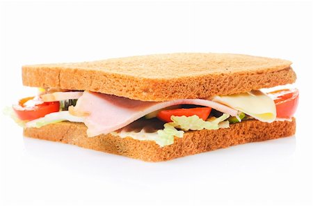 Part of fresh sandwich Stock Photo - Budget Royalty-Free & Subscription, Code: 400-04665575