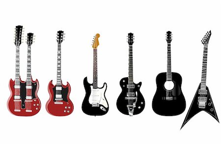 guitar Stock Photo - Budget Royalty-Free & Subscription, Code: 400-04665919