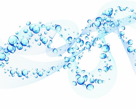 simsearch:400-04989877,k - Abstract water vector background with bubbles of air Stock Photo - Budget Royalty-Free & Subscription, Code: 400-04666166