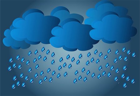 simsearch:400-04617126,k - rain - clouds and water drop on gray background Fotografie stock - Microstock e Abbonamento, Codice: 400-04666310