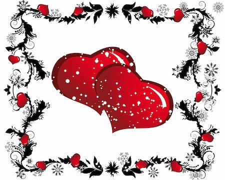 simsearch:400-04075707,k - Abstract Valentine days background frame. Vector illustration. Stock Photo - Budget Royalty-Free & Subscription, Code: 400-04666640