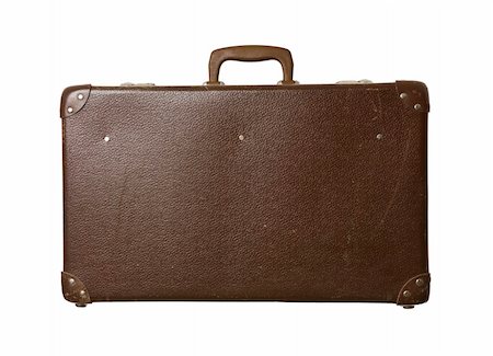 scars - Worn down suitcase isolated on a white background Stock Photo - Budget Royalty-Free & Subscription, Code: 400-04666825