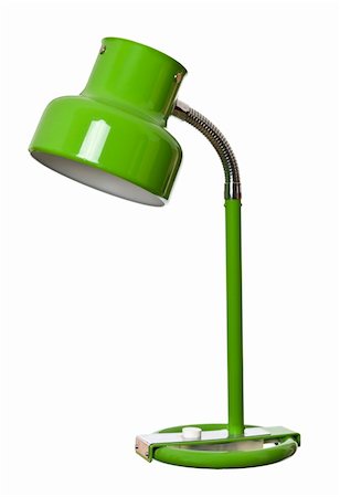 simsearch:400-04666848,k - Old green lamp isolated on a white background Photographie de stock - Aubaine LD & Abonnement, Code: 400-04666829
