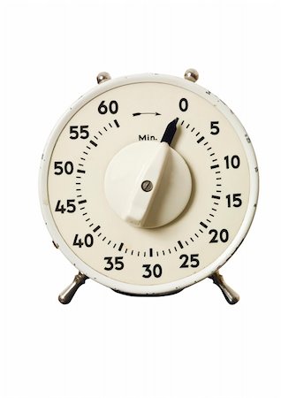 simsearch:400-04666848,k - Retro timer isolated on a white background Photographie de stock - Aubaine LD & Abonnement, Code: 400-04666871