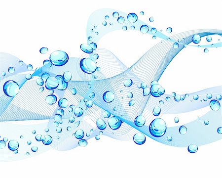 simsearch:400-04989877,k - Abstract water vector background with bubbles of air Stock Photo - Budget Royalty-Free & Subscription, Code: 400-04666994