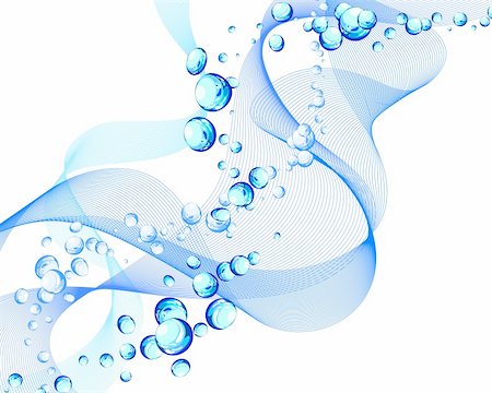 simsearch:400-04989877,k - Abstract water vector background with bubbles of air Stock Photo - Budget Royalty-Free & Subscription, Code: 400-04666996