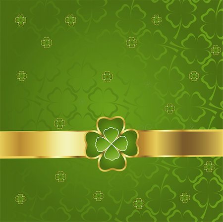 simsearch:400-06066010,k - three and four leaf clover pattern Foto de stock - Super Valor sin royalties y Suscripción, Código: 400-04667285