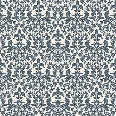 simsearch:400-08336277,k - Seamless background from a floral ornament, Fashionable modern wallpaper or textile Stock Photo - Budget Royalty-Free & Subscription, Code: 400-04667994