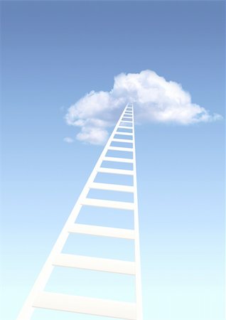 simsearch:400-04029058,k - Conceptual image - ladder to paradise Stock Photo - Budget Royalty-Free & Subscription, Code: 400-04668027