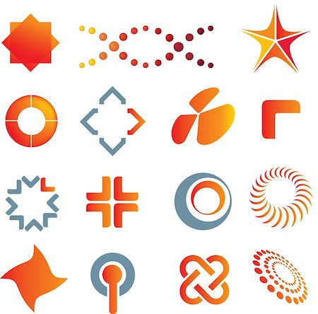 simsearch:400-04666494,k - illustrations of colour logo marks and symbols Stockbilder - Microstock & Abonnement, Bildnummer: 400-04668446