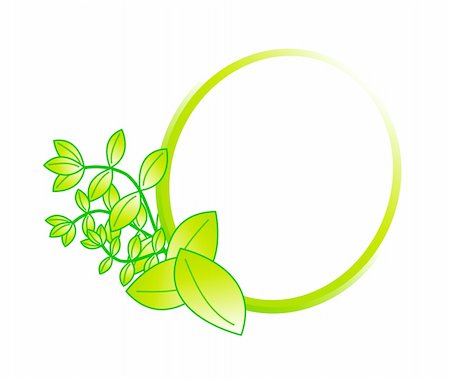 simsearch:400-04093390,k - concept vert - magnifique illustration de l'écologie isolée sur fond blanc Photographie de stock - Aubaine LD & Abonnement, Code: 400-04668745