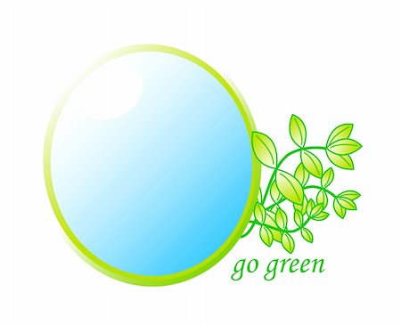 simsearch:400-04093390,k - green concept - beautifull ecology illustration isolated on white background Photographie de stock - Aubaine LD & Abonnement, Code: 400-04668746