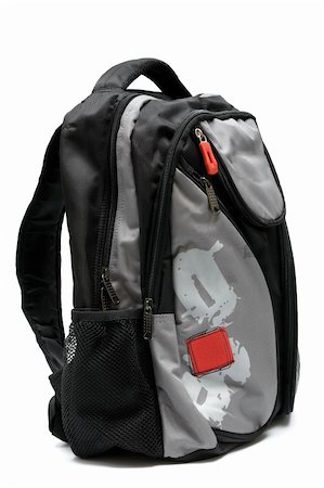 simsearch:400-07046956,k - Modern and fashionable backpack on a white background Stock Photo - Budget Royalty-Free & Subscription, Code: 400-04669122