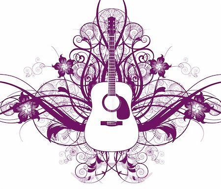 design background for club - guitar Stock Photo - Budget Royalty-Free & Subscription, Code: 400-04660920