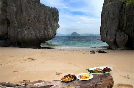 lunch served on the cliffs Stock Photo - Budget Royalty-Free & Subscription, Code: 400-04661032