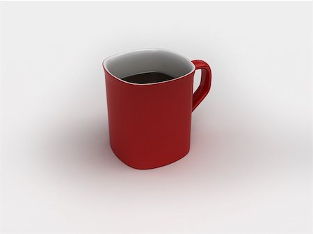 eldorado3d (artist) - High-res isolated coffee cup Photographie de stock - Aubaine LD & Abonnement, Code: 400-04661305