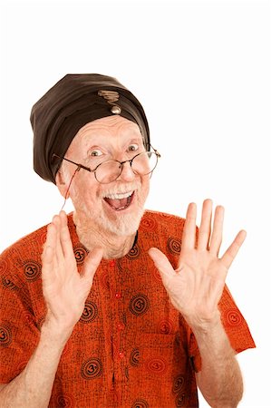 simsearch:400-04382028,k - Happy New Age Senior Man in Black Turban Photographie de stock - Aubaine LD & Abonnement, Code: 400-04663438