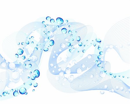 simsearch:400-04989877,k - Abstract water vector background with bubbles of air Stock Photo - Budget Royalty-Free & Subscription, Code: 400-04663740