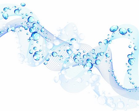simsearch:400-04989877,k - Abstract water vector background with bubbles of air Stock Photo - Budget Royalty-Free & Subscription, Code: 400-04663741