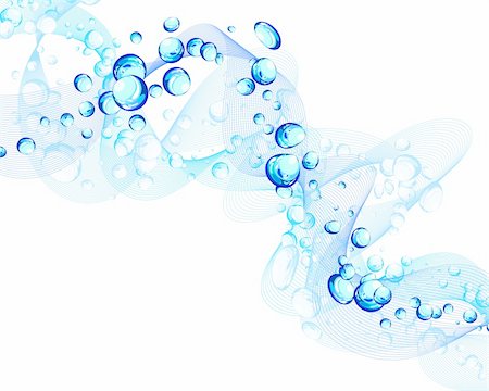 simsearch:400-04989877,k - Abstract water vector background with bubbles of air Stock Photo - Budget Royalty-Free & Subscription, Code: 400-04663743