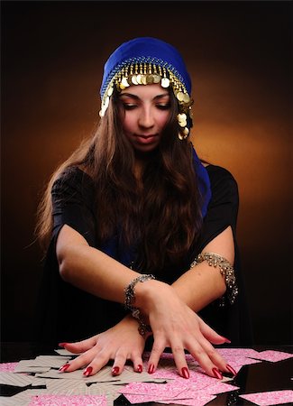 simsearch:400-04180986,k - Fortuneteller at work Stock Photo - Budget Royalty-Free & Subscription, Code: 400-04663763