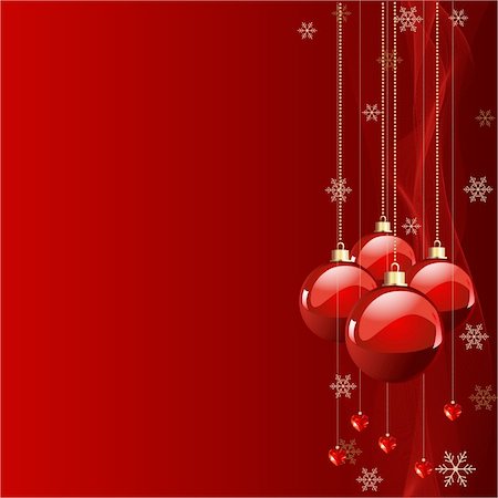 simsearch:400-05752762,k - Red colors Christmas and New year's place card Foto de stock - Super Valor sin royalties y Suscripción, Código: 400-04663836