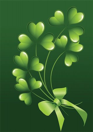 simsearch:400-07303639,k - clover background for the St. Patrick's Day Photographie de stock - Aubaine LD & Abonnement, Code: 400-04674904