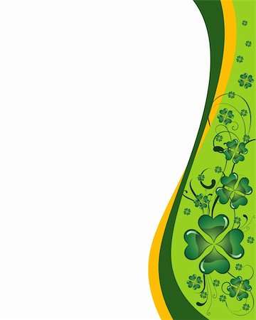 simsearch:400-08039008,k - clover background for the St. Patrick's Day Photographie de stock - Aubaine LD & Abonnement, Code: 400-04674903