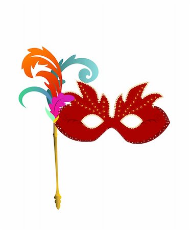 rio carnival - carnaval mask Stock Photo - Budget Royalty-Free & Subscription, Code: 400-04675715
