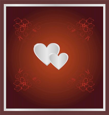 simsearch:400-04667661,k - The Valentine's day. Vector Photographie de stock - Aubaine LD & Abonnement, Code: 400-04675865