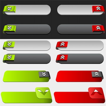 simas2 (artist) - Black and grey web upload button set. Global swatches included. Easy to change colors. Foto de stock - Royalty-Free Super Valor e Assinatura, Número: 400-04676944