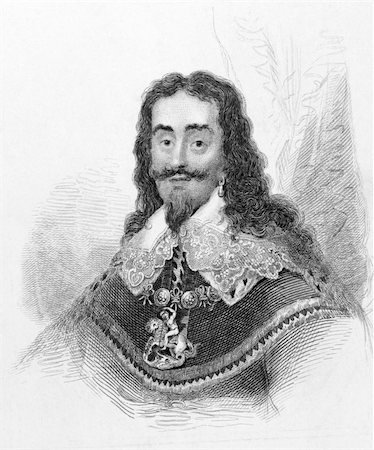 simsearch:400-05323422,k - Charles I (1600-1649) on engraving from the 1800s. King of England, Scotland and Ireland from 1625 until his execution. Foto de stock - Super Valor sin royalties y Suscripción, Código: 400-04676970