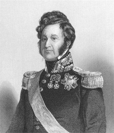 simsearch:400-06456570,k - Louis Philippe (1773-1850) on engraving from the 1800s. King of the French during 1830-1848. Engraved by H.Meyer and published in London by Charles Knight in 1850. Stock Photo - Budget Royalty-Free & Subscription, Code: 400-04677095