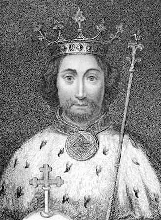 simsearch:400-06456570,k - Richard II (1367-1400) on engraving from the 1800s. King of England during 1377-1399. Published in 1806 by E.Jeffery,Pall Mall. Stock Photo - Budget Royalty-Free & Subscription, Code: 400-04677167