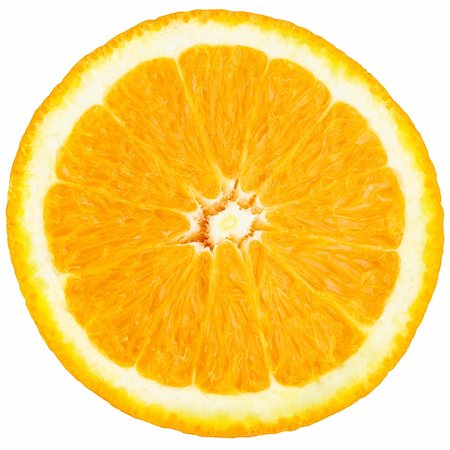 simsearch:400-05381130,k - Close-up of orange on white background Stock Photo - Budget Royalty-Free & Subscription, Code: 400-04677291