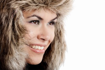 simsearch:400-04323304,k - Adorable young woman with a beautiful smile and wearing a hat Stock Photo - Budget Royalty-Free & Subscription, Code: 400-04677440