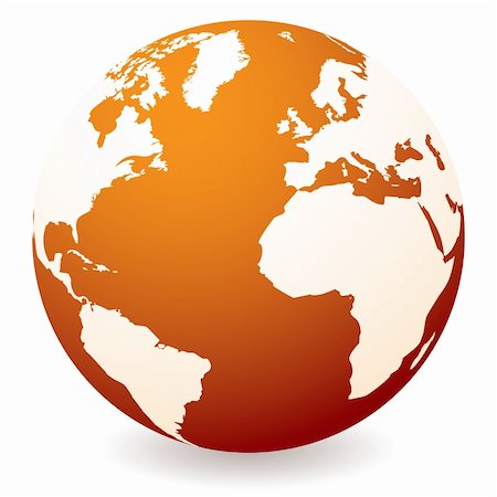 simsearch:400-04053812,k - red hot earth icon showing global warming with drop shadow Foto de stock - Super Valor sin royalties y Suscripción, Código: 400-04677517