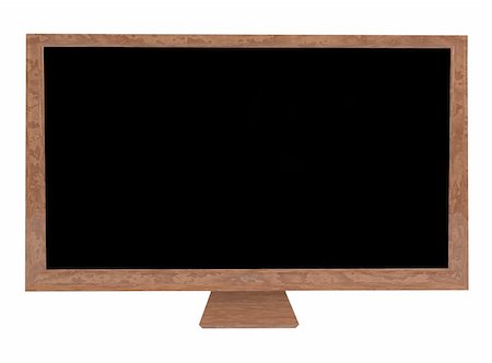 simsearch:400-04683563,k - Stone case on a modern flat screen television with room to add your own image Fotografie stock - Microstock e Abbonamento, Codice: 400-04678470