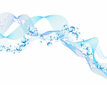simsearch:400-04989877,k - Abstract water vector background with bubbles of air Stock Photo - Budget Royalty-Free & Subscription, Code: 400-04678734