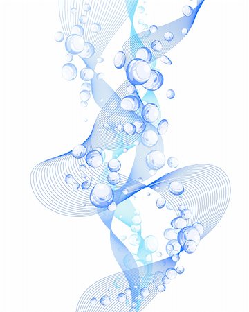 simsearch:400-04989877,k - Abstract water vector background with bubbles of air Stock Photo - Budget Royalty-Free & Subscription, Code: 400-04678736