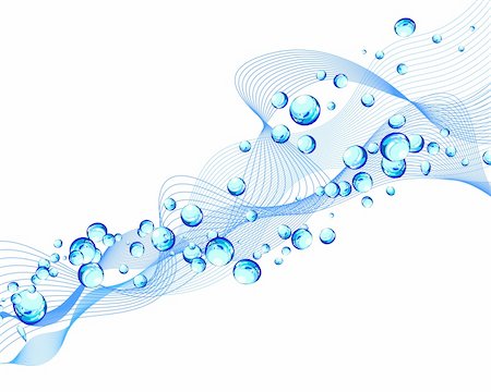 simsearch:400-04989877,k - Abstract water vector background with bubbles of air Stock Photo - Budget Royalty-Free & Subscription, Code: 400-04678733