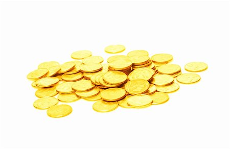 simsearch:400-04698151,k - Russian money toned in gold isolated on white Stock Photo - Budget Royalty-Free & Subscription, Code: 400-04678903