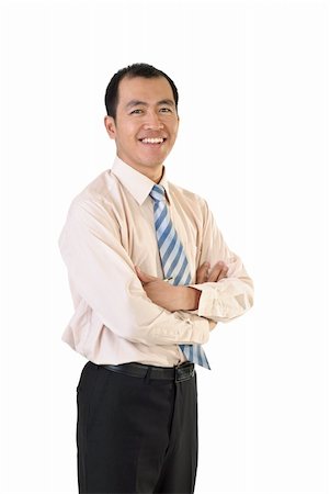 simsearch:400-04485729,k - Mature businessman of Asian with happy smiling expression on white background. Stock Photo - Budget Royalty-Free & Subscription, Code: 400-04679090