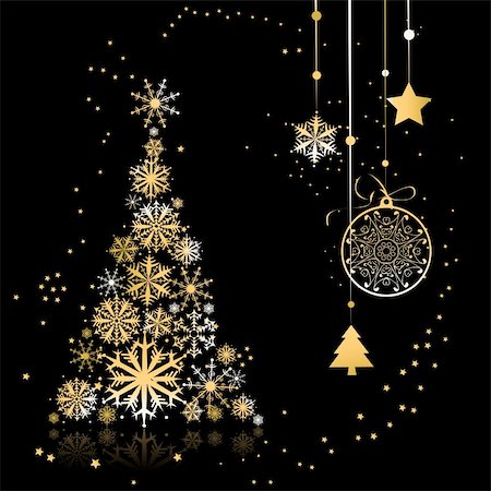 simsearch:400-05719856,k - Christmas tree beautiful Stockbilder - Microstock & Abonnement, Bildnummer: 400-04671496