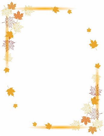Autumn background, maple leafs Stock Photo - Budget Royalty-Free & Subscription, Code: 400-04671492