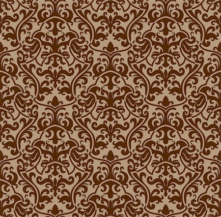 packing fabric - Seamless background from a floral ornament, Fashionable modern wallpaper or textile Stock Photo - Budget Royalty-Free & Subscription, Code: 400-04671714