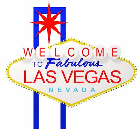Rendered Las Vegas Nevada sign Stock Photo - Budget Royalty-Free & Subscription, Code: 400-04672388